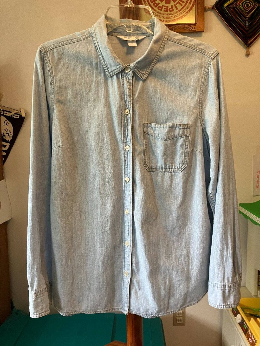 Old Navy Denim Shirt - Women's Size - Large